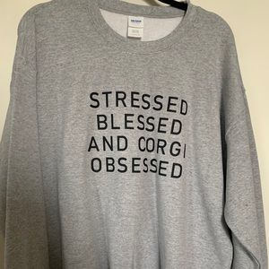 Etsy Stressed Blessed and Corgi Obsessed Crew